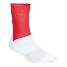 POC Essential Road Socks Prismane Red/Hydrogen White
